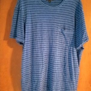 Lucky Brand blue striped tshirt